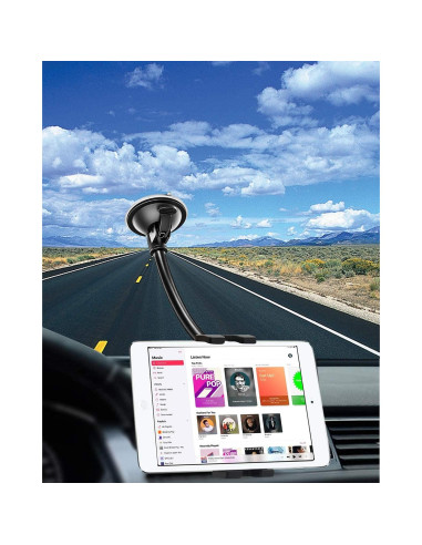 Soporte para Tablet en Parabrisas Woleyi, Brazo Largo 30 cm