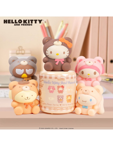 Juguete Squishy Hamee Hello Kitty Oso Latte 1 Pc. Sorpresa