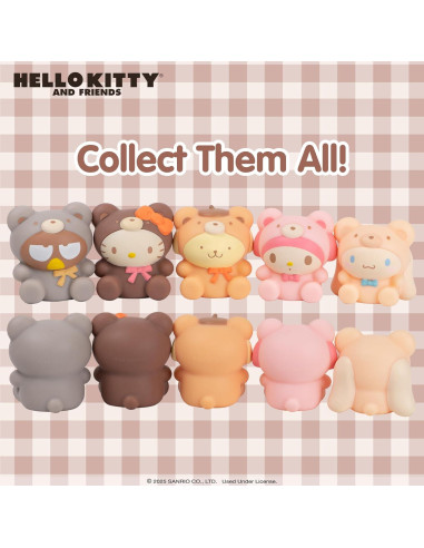 Juguete Squishy Hamee Hello Kitty Oso Latte 1 Pc. Sorpresa