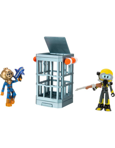 Paquete de Juego SharkBite 2 - Jaula de Tiburón con 2 Figuras