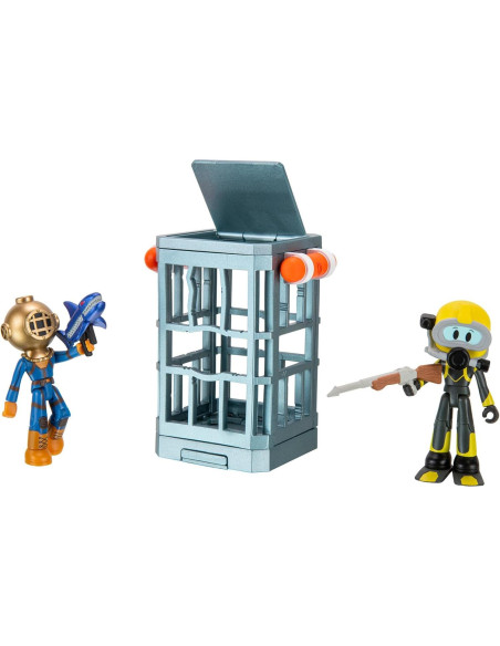 Paquete de Juego SharkBite 2 - Jaula de Tiburón con 2 Figuras