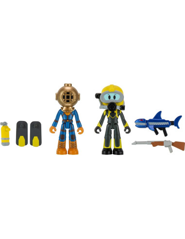 Paquete de Juego SharkBite 2 - Jaula de Tiburón con 2 Figuras