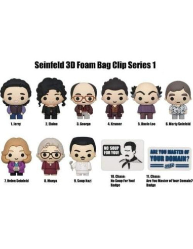 Clip de Bolsa de Espuma 3D Warner Bros. Seinfeld - Bolsa Sorpresa