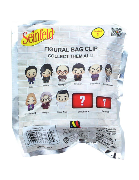 Clip de Bolsa de Espuma 3D Warner Bros. Seinfeld - Bolsa Sorpresa