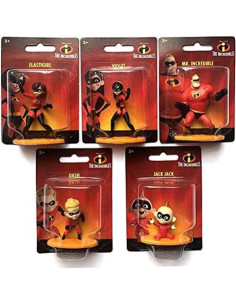 Juego de Adornos para Pasteles Los Increíbles 5 Piezas 2