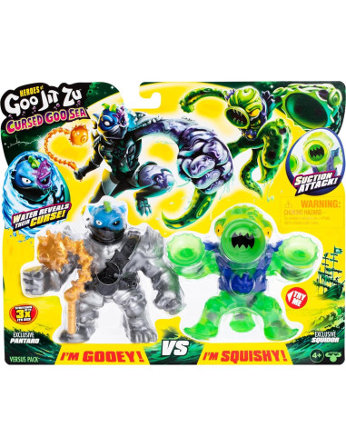 Héroes de Goo Jit Zu Pantaro y Squidor - Paquete Versus Exclusivo