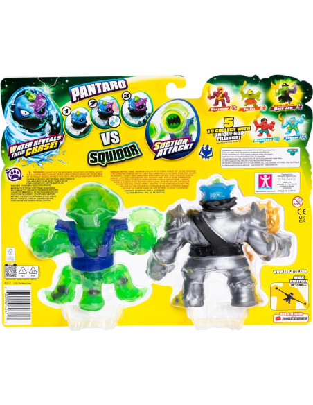 Héroes de Goo Jit Zu Pantaro y Squidor - Paquete Versus Exclusivo