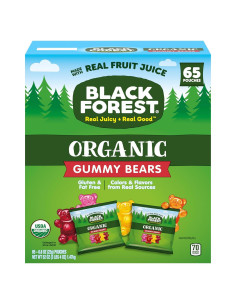 Ositos de Goma Orgánicos Black Forest 65 Bolsas 22.7g