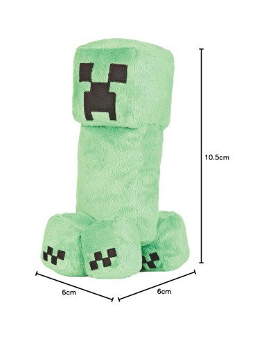 Peluches Minecraft JINX Creeper Verde 26.67 cm
