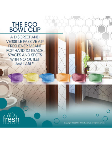 Clip Ambientador Eco Bowl Fresh Products Flor de Algodón 12 pk