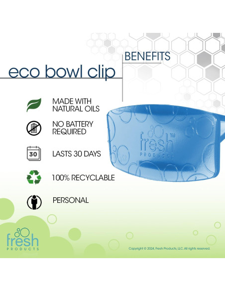 Clip Ambientador Eco Bowl Fresh Products Flor de Algodón 12 pk