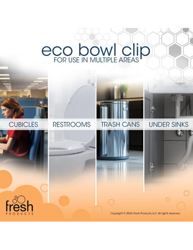 Clip Ambientador Eco Bowl Fresh Products Flor de Algodón 12 pk