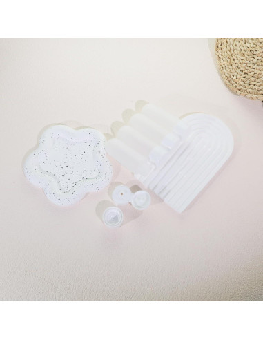 Juego de Botellas de Viaje 19 Piezas Tivroco Negro