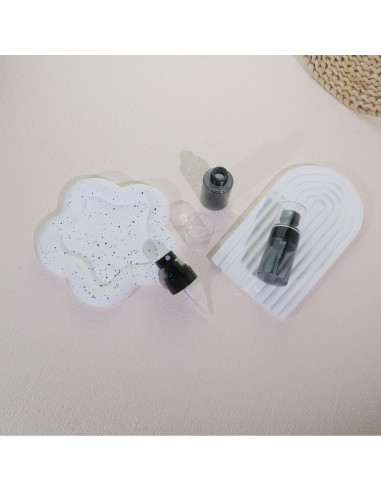 Juego de Botellas de Viaje 19 Piezas Tivroco Negro