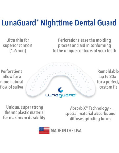 Protector Dental Nocturno McKeon 1030 para Bruxismo - Ajuste Personalizado