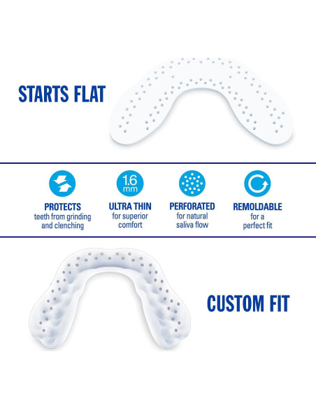 Protector Dental Nocturno McKeon 1030 para Bruxismo - Ajuste Personalizado