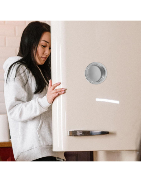 Garneck 2 Pcs Caja de Especias Magnética Aluminio 9cm