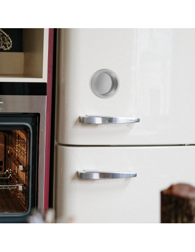 Garneck 2 Pcs Caja de Especias Magnética Aluminio 9cm