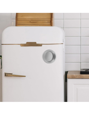 Garneck 2 Pcs Caja de Especias Magnética Aluminio 9cm