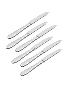 Juego de 6 Cuchillos de Cena Oneida Vale Acero Inoxidable