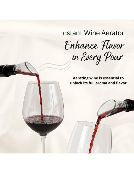 Aerador y Vertedor de Vino Kandohaus - Set 2 Accesorios