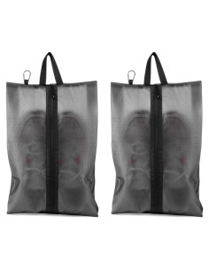 Paquete de 2 Bolsas Impermeables para Zapatos de Viaje Extra Grande