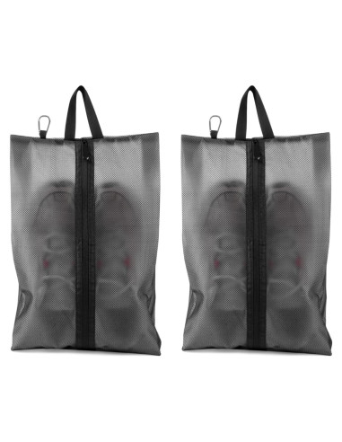 Paquete de 2 Bolsas Impermeables para Zapatos de Viaje Extra Grande