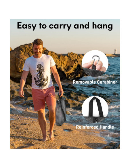 Paquete de 2 Bolsas Impermeables para Zapatos de Viaje Extra Grande Paquete de 2 Bolsas Impermeables para Zapatos de Viaje Extra Grande