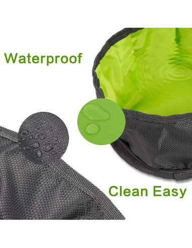2 Cuencos Plegables para Perros YMTECH - Portátiles y Ligeros