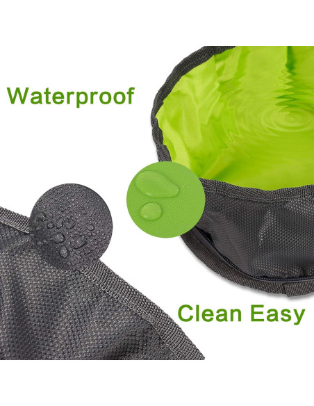 2 Cuencos Plegables para Perros YMTECH - Portátiles y Ligeros