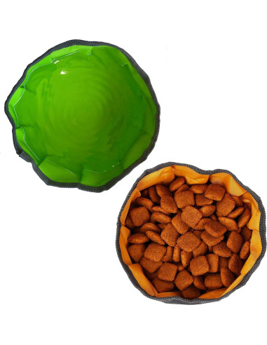 2 Cuencos Plegables para Perros YMTECH - Portátiles y Ligeros
