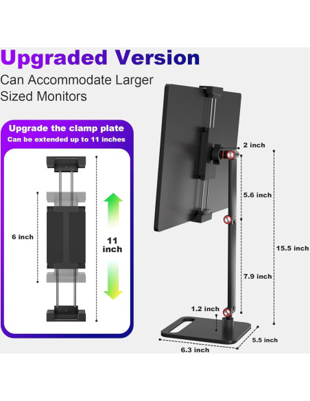 Soporte de Monitor Portátil Hnfrwd Ajustable 6-18.5"
