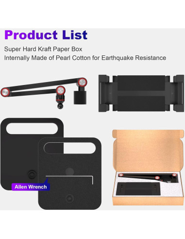 Soporte de Monitor Portátil Hnfrwd Ajustable 6-18.5"