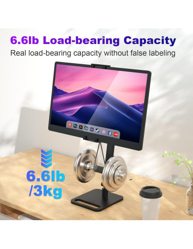 Soporte de Monitor Portátil Hnfrwd Ajustable 6-18.5"