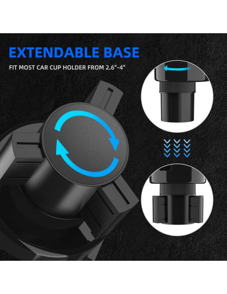 Expansor Soporte para Tazas de Coche DYLEN Ajustable 2.7-10.67cm