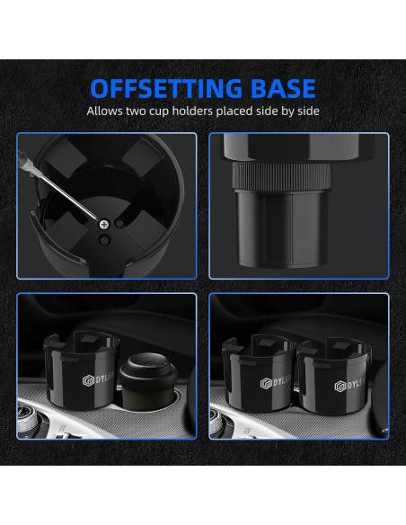Expansor Soporte para Tazas de Coche DYLEN Ajustable 2.7-10.67cm