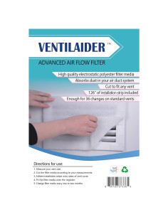 Filtro de Ventilación 20" x 84" Ventialider Poliester