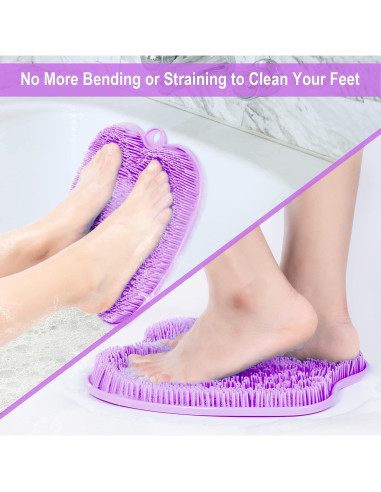 Alfombrilla de Limpieza de Pies BESKAR XL Antideslizante 28x28cm