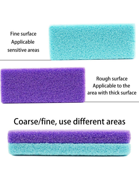 6 Piezas Piedra Pómez Profesional LEIFIRE para Pedicura