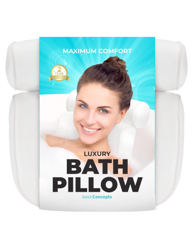 Almohada de Bañera CONCEPTOS BÁSICOS Soporte Cuello Espalda