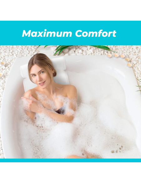 Almohada de Bañera CONCEPTOS BÁSICOS Soporte Cuello Espalda