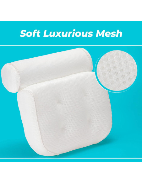 Almohada de Bañera CONCEPTOS BÁSICOS Soporte Cuello Espalda