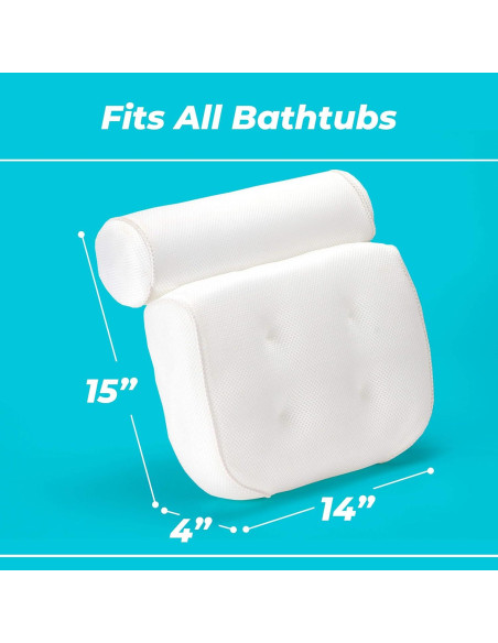 Almohada de Bañera CONCEPTOS BÁSICOS Soporte Cuello Espalda