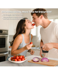 Soporte para Cebolla Girla - Cortador de Verduras Acero Inoxidable 2