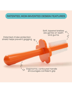 Cepillo de Dientes Grabease Doble Cara Bebés 12 Meses 2 Unidades 2