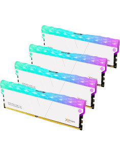 Memoria RAM V-Color Manta XPrism 32GB DDR5 5600MHz RGB Blanco 2