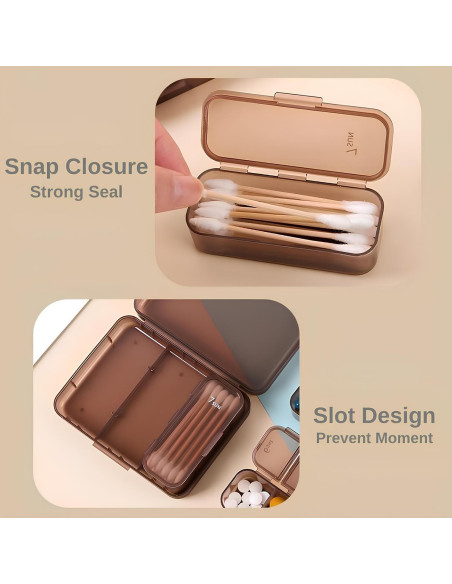 Organizador de Pastillas Portátil OGAK Negro 7 Días Impermeable