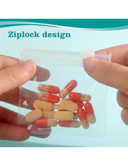 Paquete de 36 Bolsas Reutilizables Transparentes 3x7 cm MZRoyal Paquete de 36 Bolsas Reutilizables Transparentes 3x7 cm MZRoyal