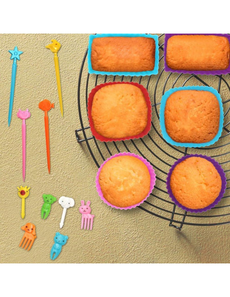 Kit de Divisores de Silicona SourceTon 70 PCS para Bento Box