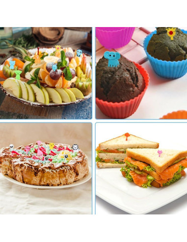 Kit de Divisores de Silicona SourceTon 70 PCS para Bento Box